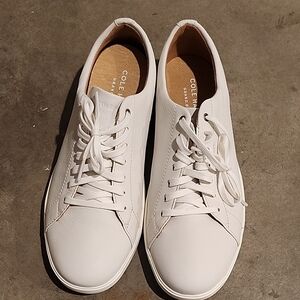 Cole Haan Grand.OS White Casual Shoes US Men's Size 9.5 USED